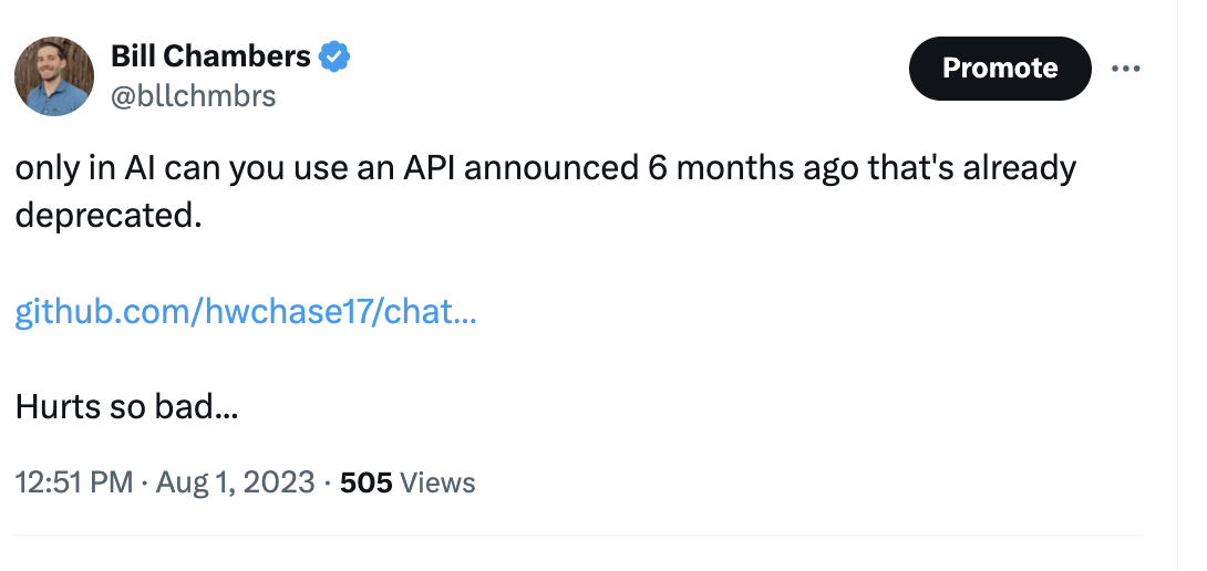 feedback on twitter on documentation