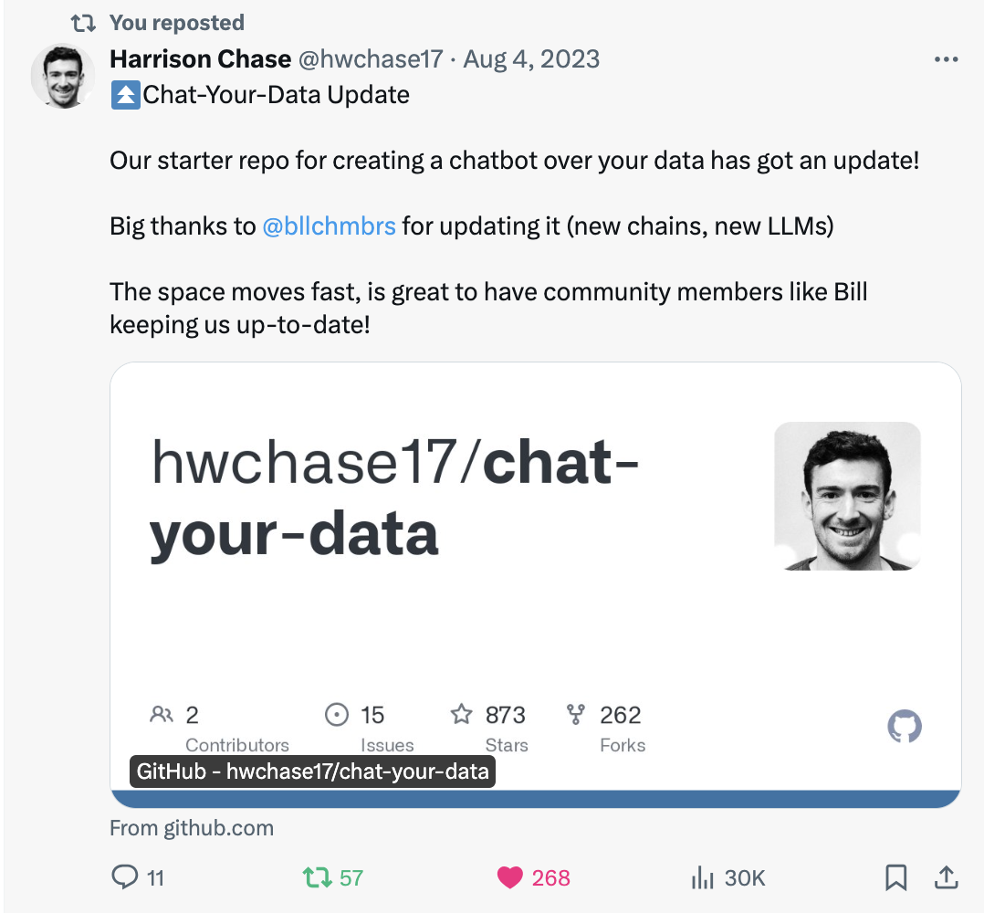 feedback on twitter on documentation